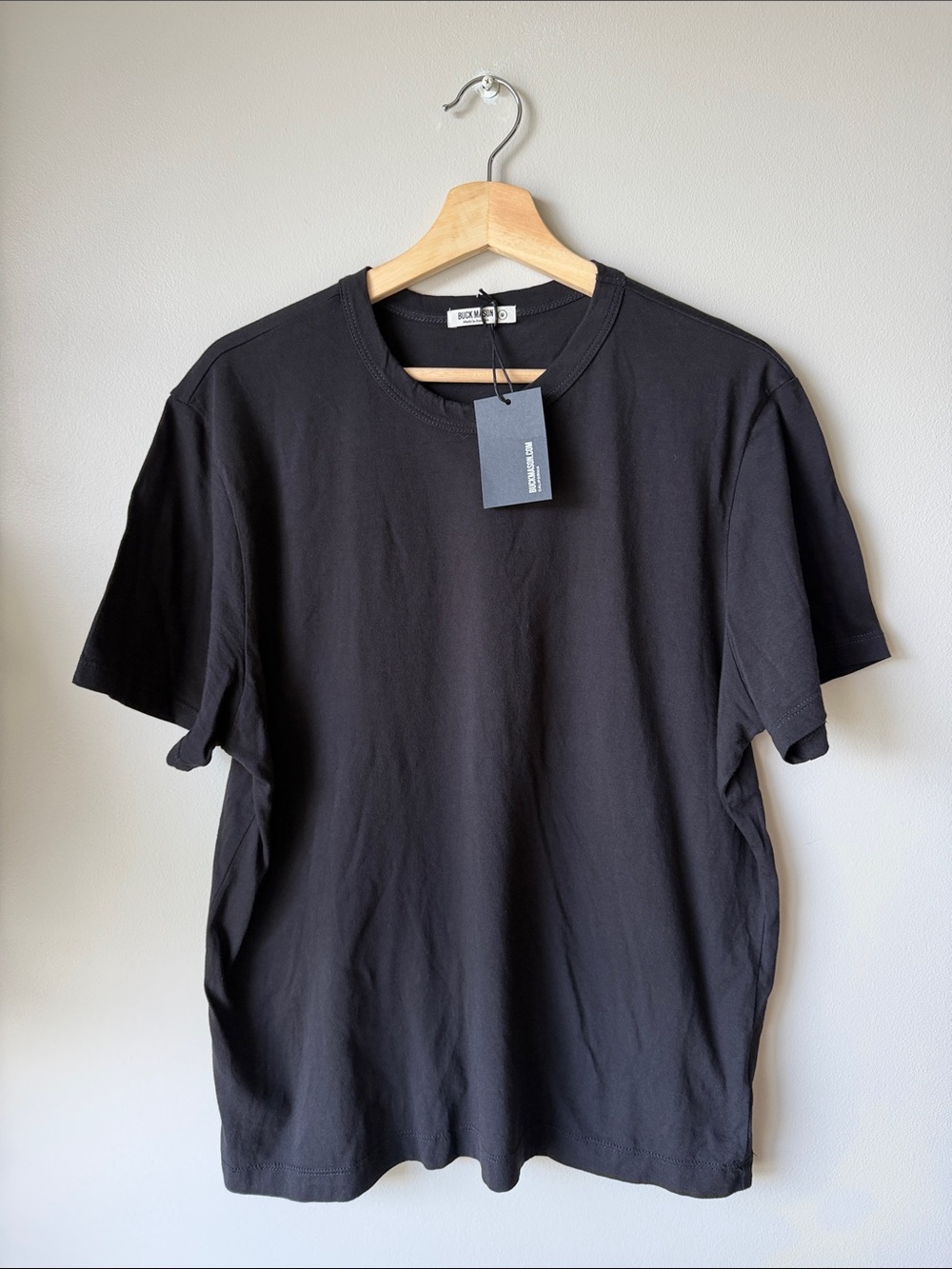 Buck Mason Black Pima Classic Tee - Short Sleeve